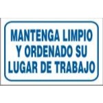 Mantener limpio y ordenado COD 705